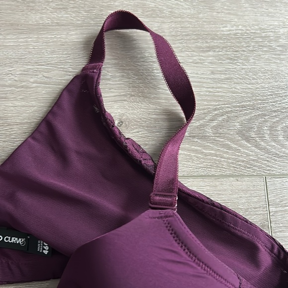 Torrid Curve 46C Dark Purple Lace Bra - Picture 6 of 8